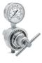 Harris® Model 447NC-1PSI-CL-7/8" LH (F) Heavy Duty/High Flow Station Back Entry Fuel Gases Single Stage Regulator, 7/8" - 14 LH (Female) - 025