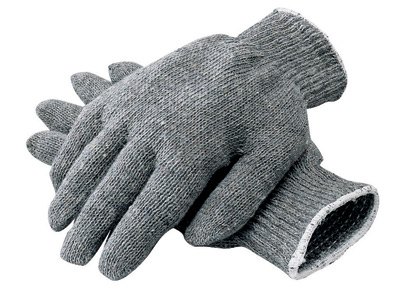 Airgas - MEG9637XSM - Memphis Glove Gray X-Small 7 Gauge Cotton And  Polyester String Knit Work Gloves With Knit Wrist