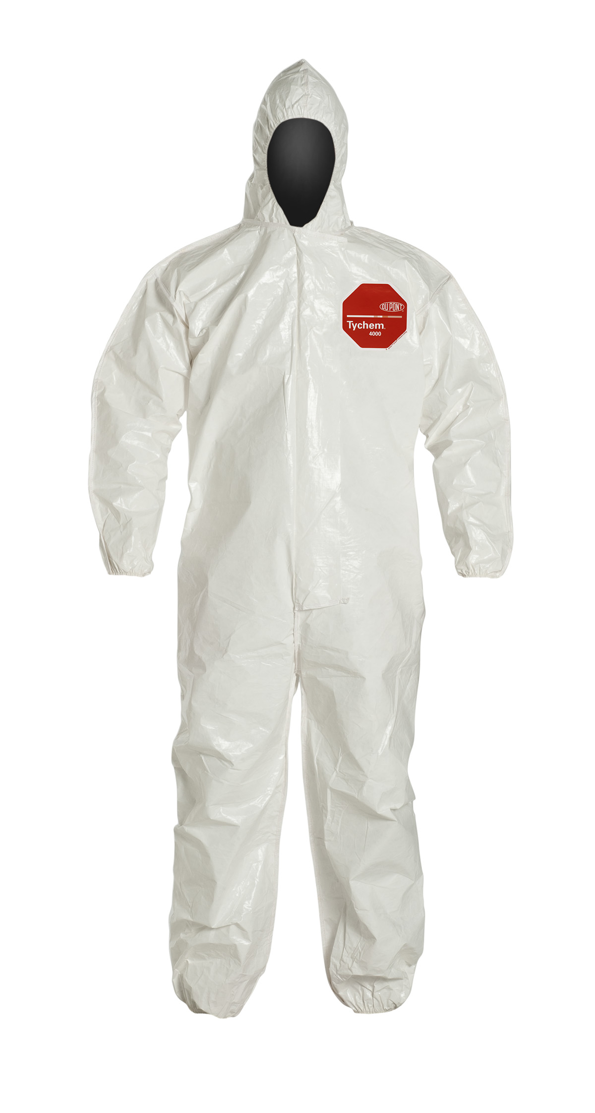 Case of 50 Hazmat Suits, Chemical Protective Coverall with Hood