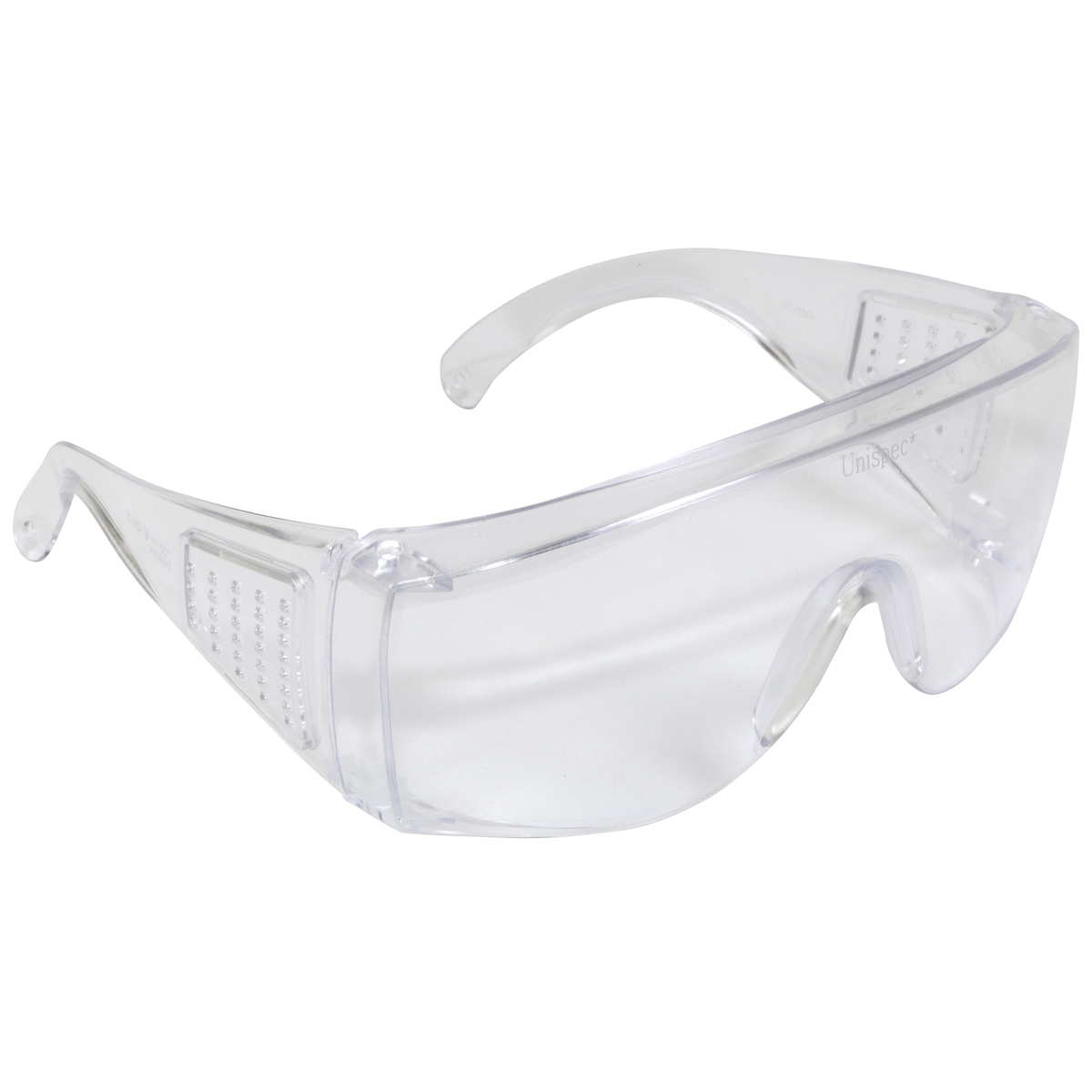V30 Nemesis™ Safety Glasses, Clear, Polycarbonate Lens, Uncoated, Black  Frame, Small