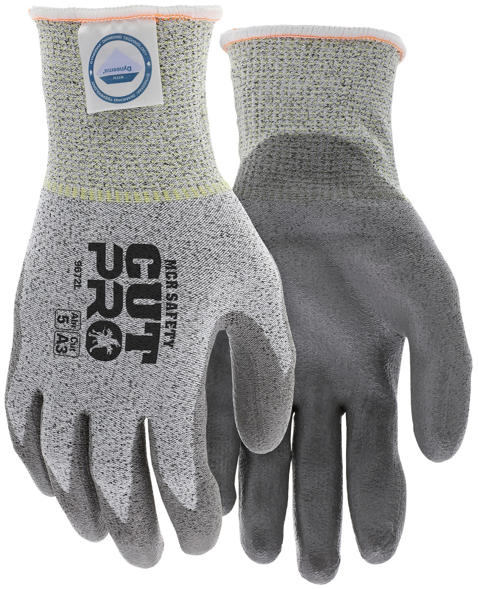 Memphis Dyneema Polyurethane Gloves, Large, White/Gray, Pair - Supply  Solutions