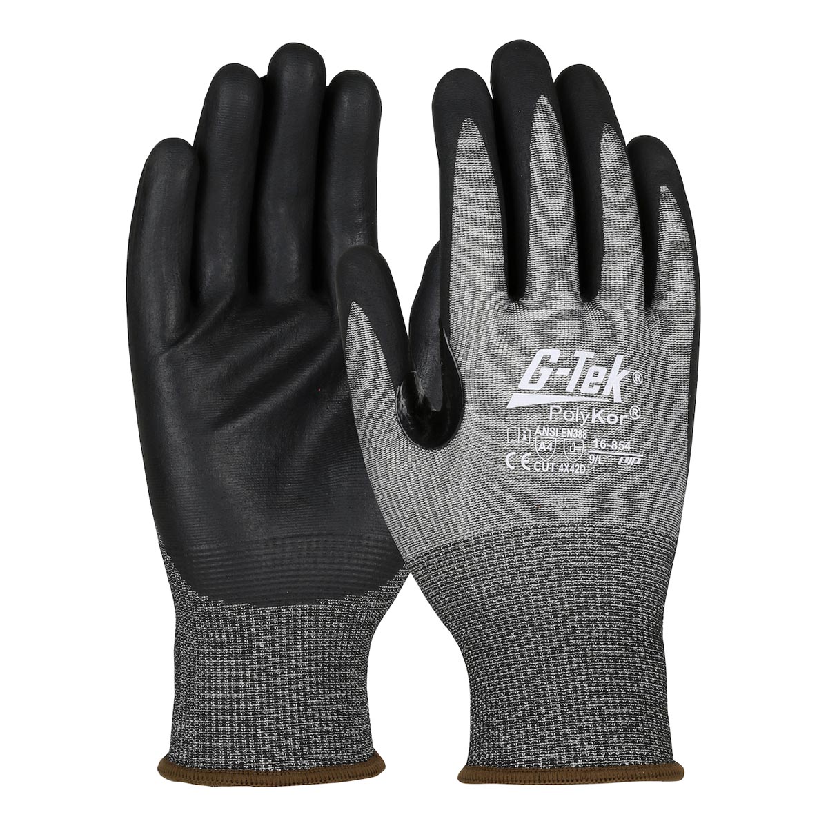 Radnor Dark Gray HPPE Cut Level 2 PU Coated Glove