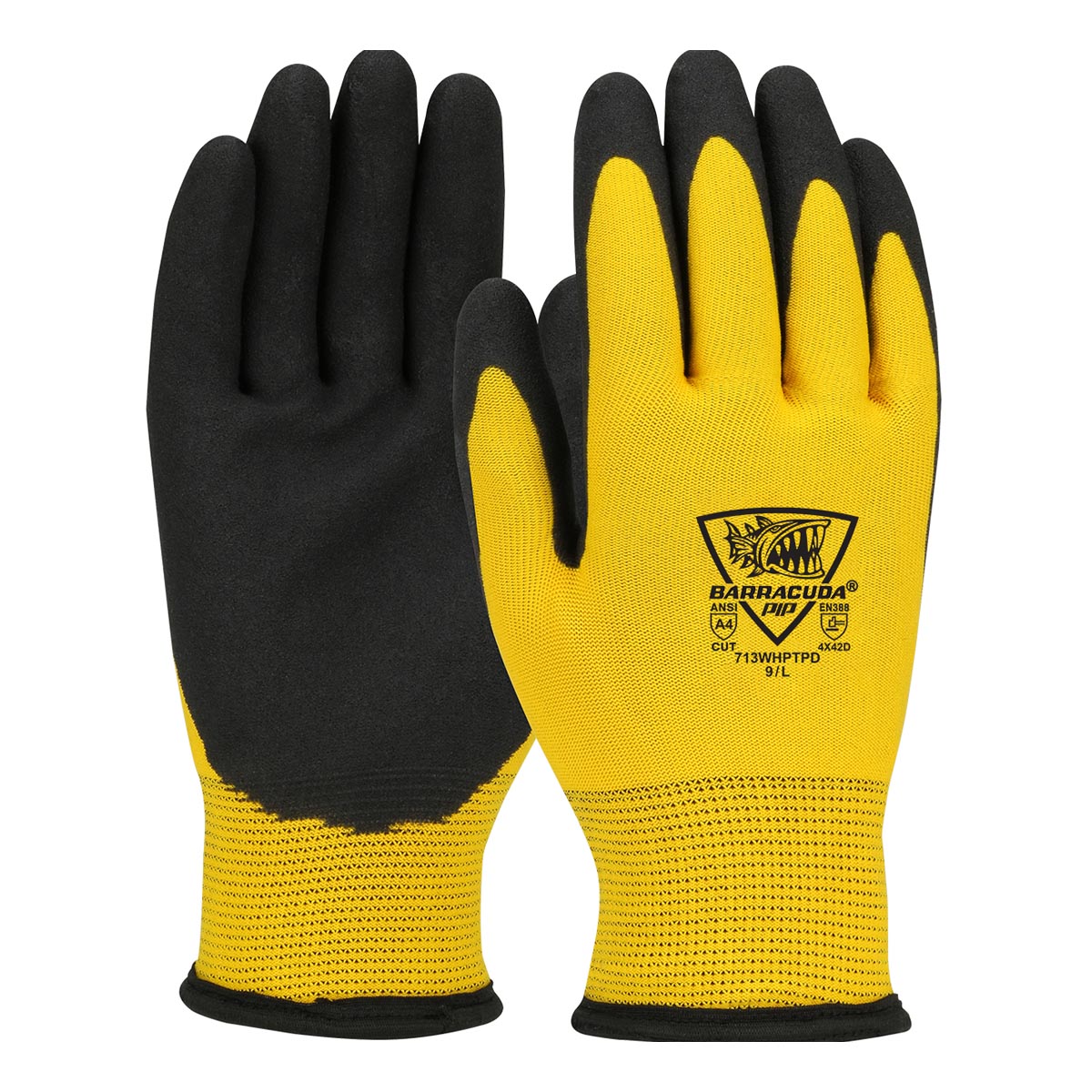 GLOVES CUT-RESISTANT MAXIFLEX MICRO-FOAM PALM W/ KEVLAR CUT A4 S