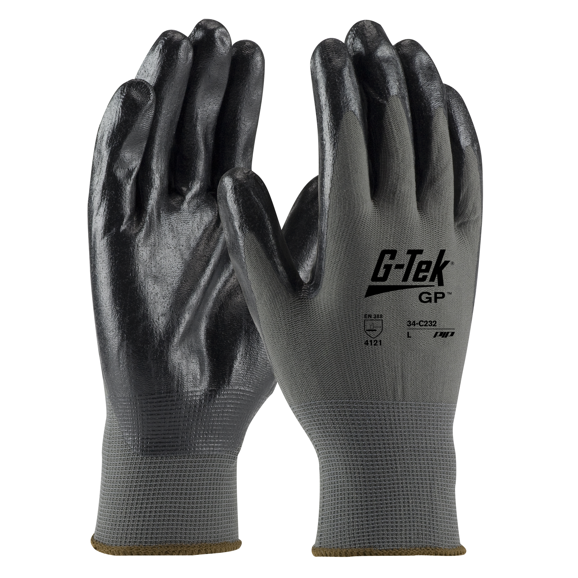 Airgas - RAD64056912 - RADNOR™ Medium 13 Gauge DuPont™ Kevlar® And LYCRA®  Cut Resistant Gloves With Nitrile Coated Palm & Fingers