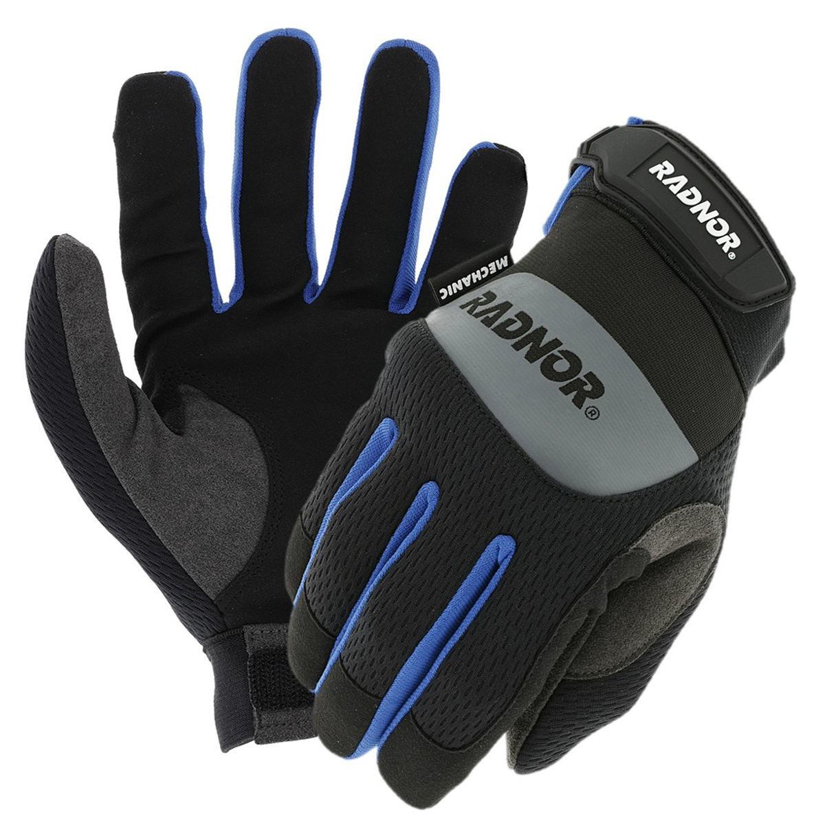 PIP Maximum Safety Leather Palm Black Mechanics Gloves