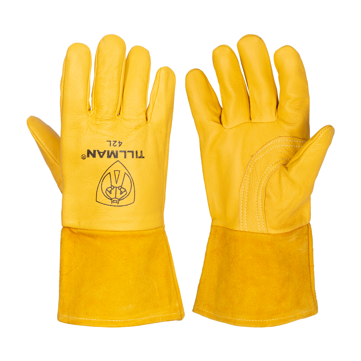 Airgas - RAD64056314 - RADNOR™ Medium Blue Nitrile Three-Quarter Coated  Work Gloves With Natural Jersey Liner And Knit Wrist