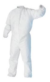 Kimberly-Clark Professional Large White Kimtech Pure™ A5 SMS Disposable Coveralls