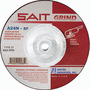 United Abrasives 9" X 1/4" X 5/8" - 11 SAIT Aluminum Oxide Type 27 Grinding Wheel