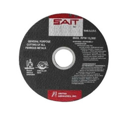 United Abrasives 5" X .045" X 7/8" SAIT Aluminum Oxide Type 1 / Type 41 Cut Off Wheel