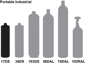 5% Carbon Dioxide, Balance Nitrogen Certified Reference Material, 17 Steel Disposable Cylinder, CGA 600