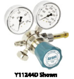 Airgas® Single Stage Brass 0-50 psi Analytical Cylinder Regulator CGA-510 With Needle Outlet