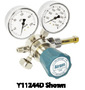 Airgas® Single Stage Brass 0-50 psi Analytical Cylinder Regulator CGA-510 With Needle Outlet