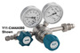 Airgas® Model C444A590 Stainless Steel High Purity Single Stage Pressure Regulator With 1/4" FNPT Connection And Threadless Seat
