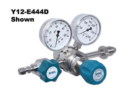 Airgas® Model E444B705 Stainless Steel High Purity Single Stage Positive Seal Regulator With 1/4" FNPT Connection