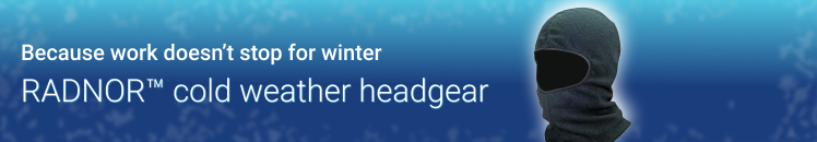 Because work doesn't stop for winter. RADNOR™ cold weather headgear.