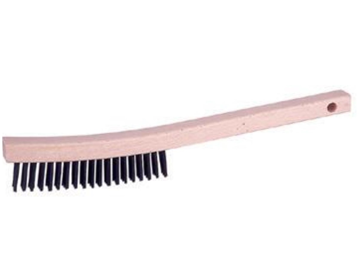 Acid/Flux Brush, 3/8 in Brush, 5-3/4 in OAL, 3/4 in Horsehair Trim