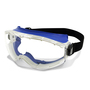 RADNOR™ Fixed Front Welding Googles With Gray And Blue Frame And Clear Lens