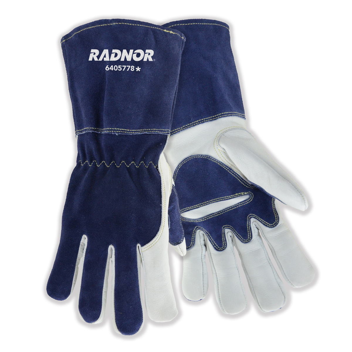White - Fleece Lined - Airgas RAD64057782 Gloves 3/4\