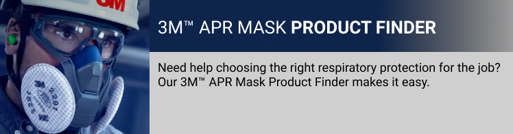 Need help choosing the right respiratory protection for the job? Our 3M™ APR Mask Product Finder makes it easy.