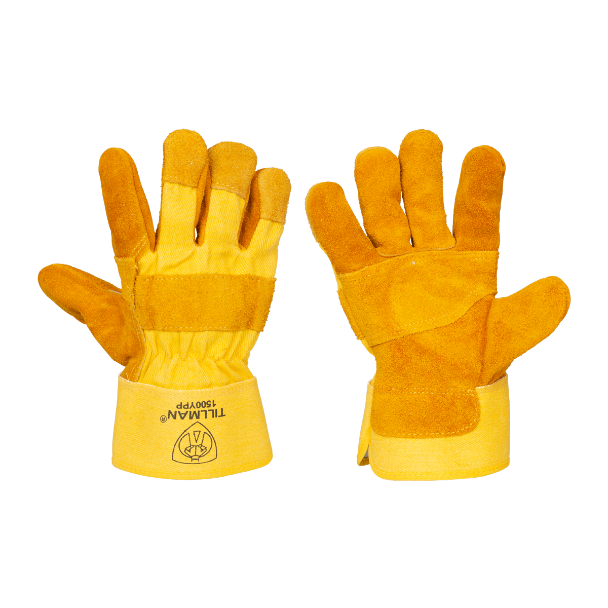 PIP 80-8800 Work Gloves 80-8800, M, Size Medium, Leather, Gray, White