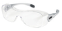 MCR Safety® Law® OTG Clear Safety Glasses With Clear UV Anti-Fog Lens